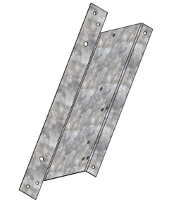 Side profile rh for metal inlet BDBR